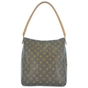 Louis Vuitton Looping Handbag Brown Beige All Over